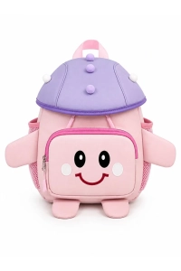 Kawaii Tarzı Özel Tasarım Anaokulu Su Geçirmez Ortopedık Anaokulu Çantası Kreş Çantası 4-7yaş